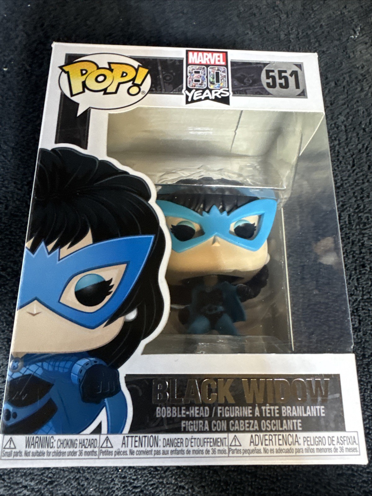 Funko Pop! Vinyl: Marvel – Black Widow #551. 80 Years