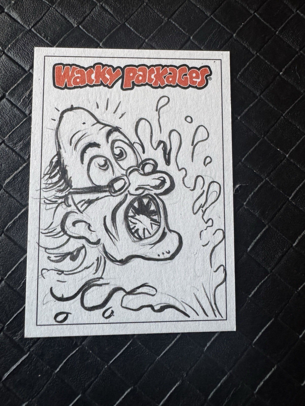 2025 Topps – Wacky Packages: Halloween – Sketch Card – 1/1 – Neil Camera