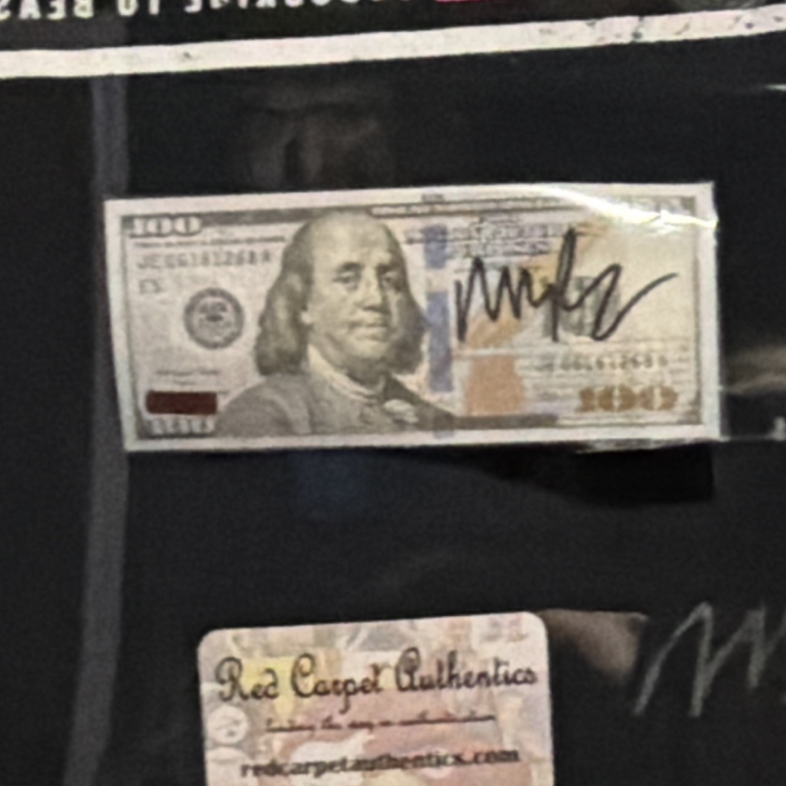 Autographed Mr. Beast 40 Million Subscriber’s w/ Red Carpet Authentics COA