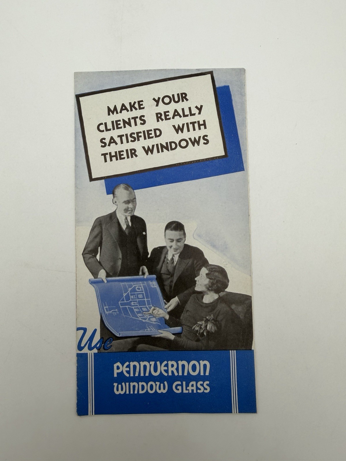 1934 Pennvernon Window Glass Advertising Brochure Art Deco PPG Contractors