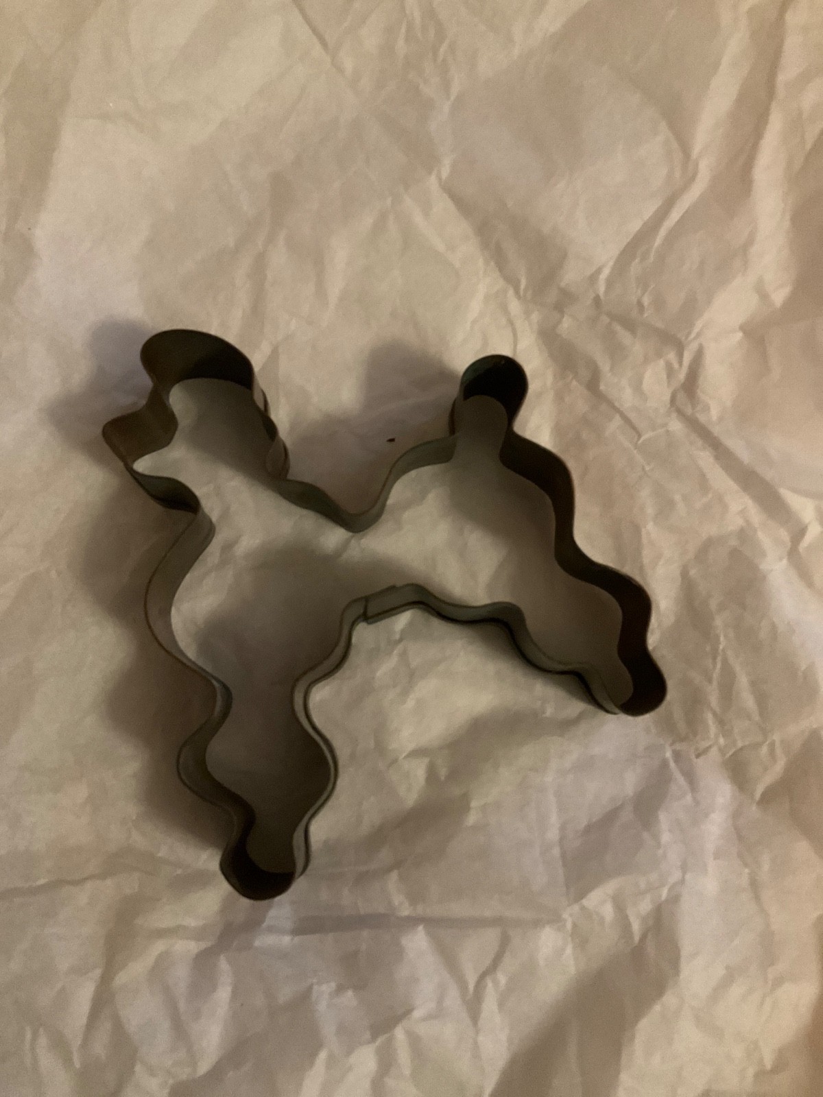 VINTAGE TUDA Solid Copper Poodle Dog Cookie Cutter – 4.25”H x 4”W x 1”D