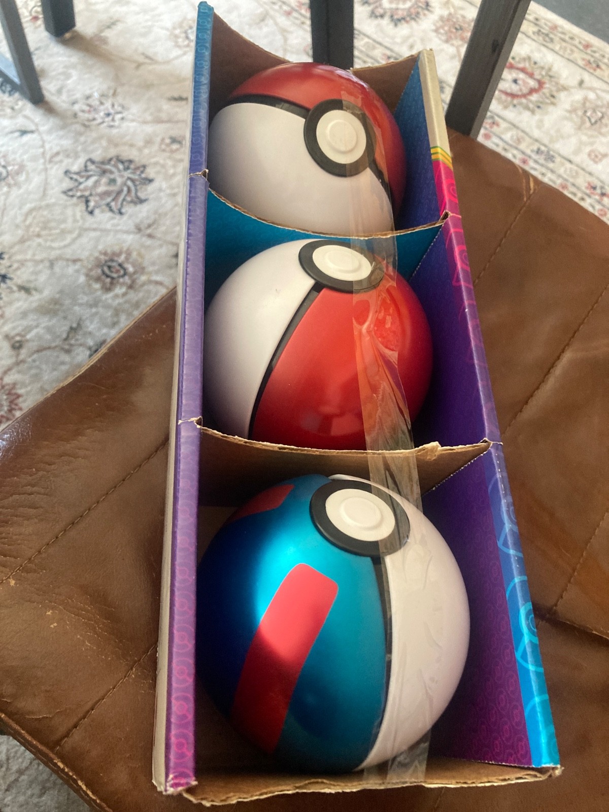 3 x Pokeball new and sealed