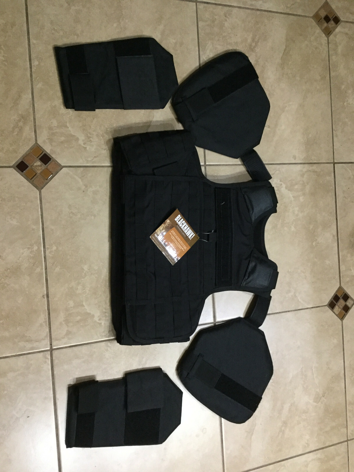 NEW production ballistic UPPER ARM body armor IIIA RARE Bicep armor (TAN)