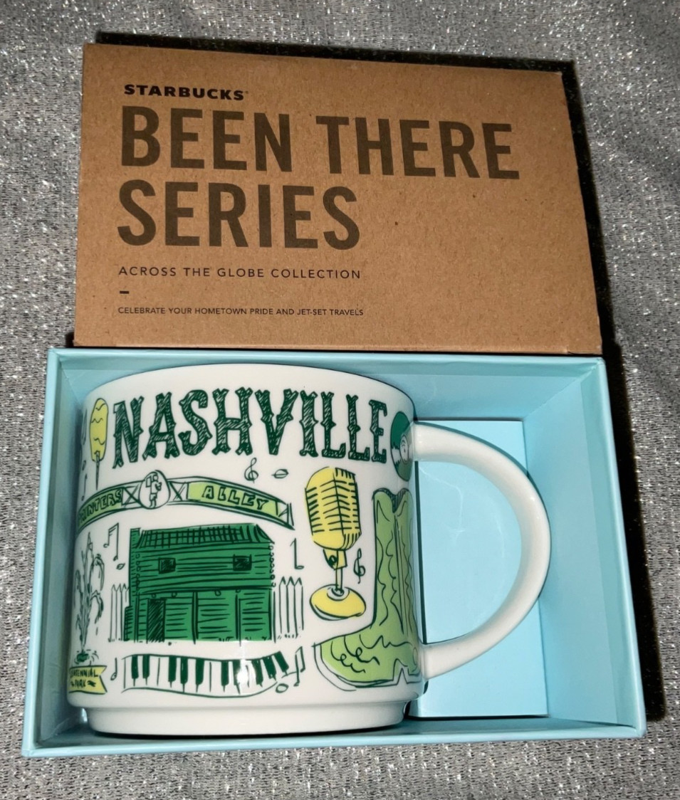 Starbucks Nashville 14oz Mug New in Box Been There Series from Across The Globe