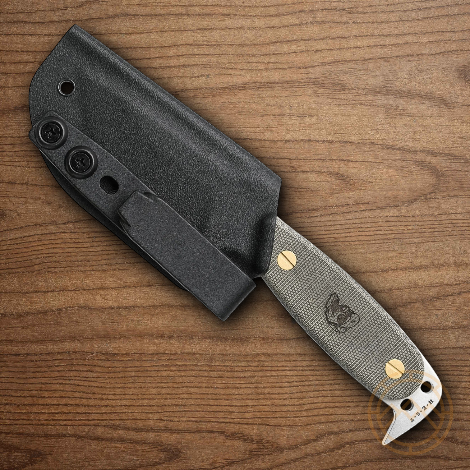 DPx Gear HEST Original Fixed Knife 3.13″ CPM MagnaCut Steel Blade Micarta Handle