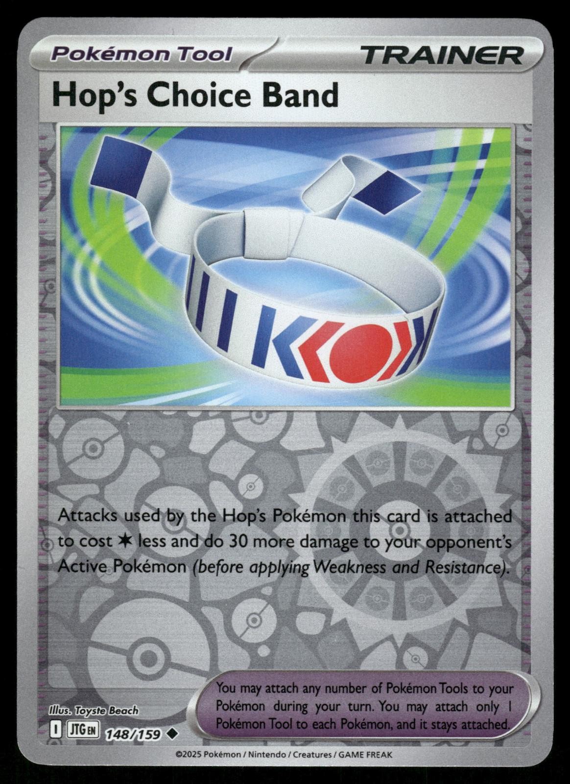 Hop’s Choice Band 148/159 Uncommon Journey Together Pokemon NM
