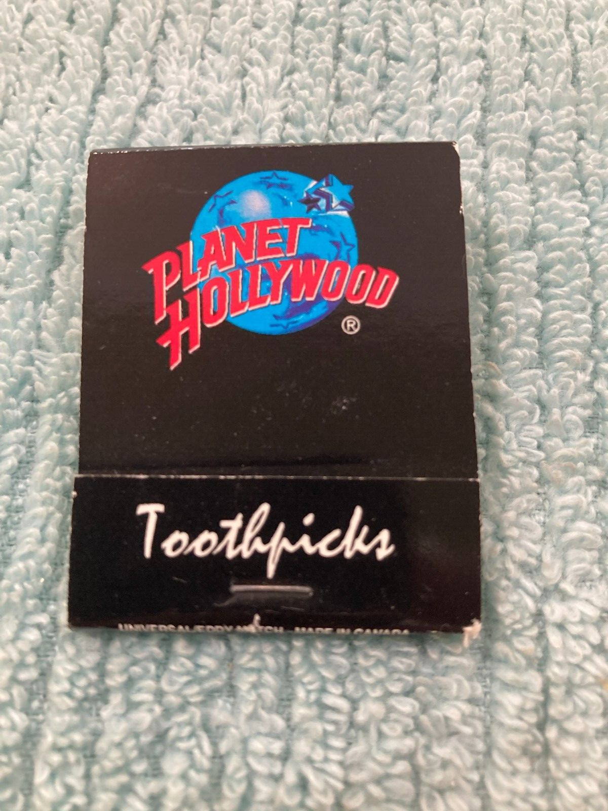 Toothpick Matchbook: Planet Hollywood Toothpicks – 4 count