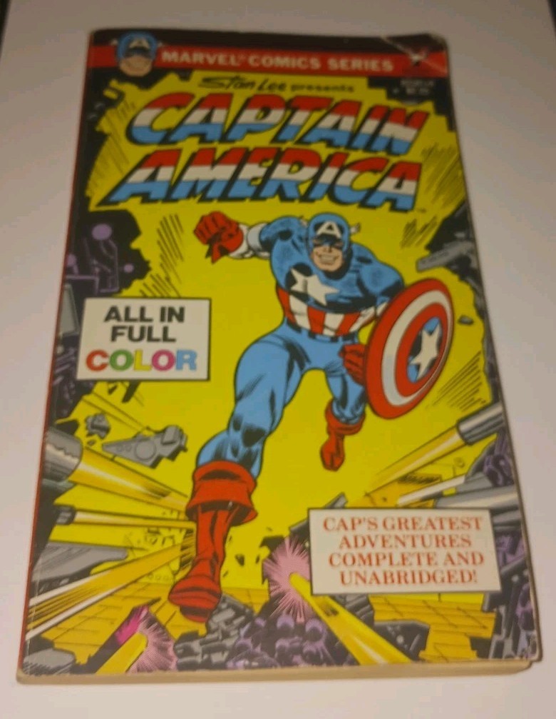 1979 Marvel Pocket Book Stan Lee Presents Captain America #1 Bronze Age 1st Prnt