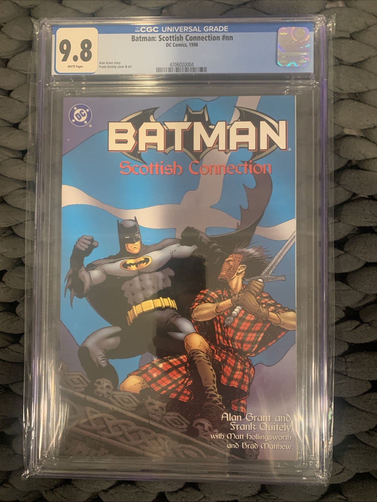 Batman Scottish Connection Graphic Novel Frank Quitely CGC 9.8 WP 1998 DC Comics