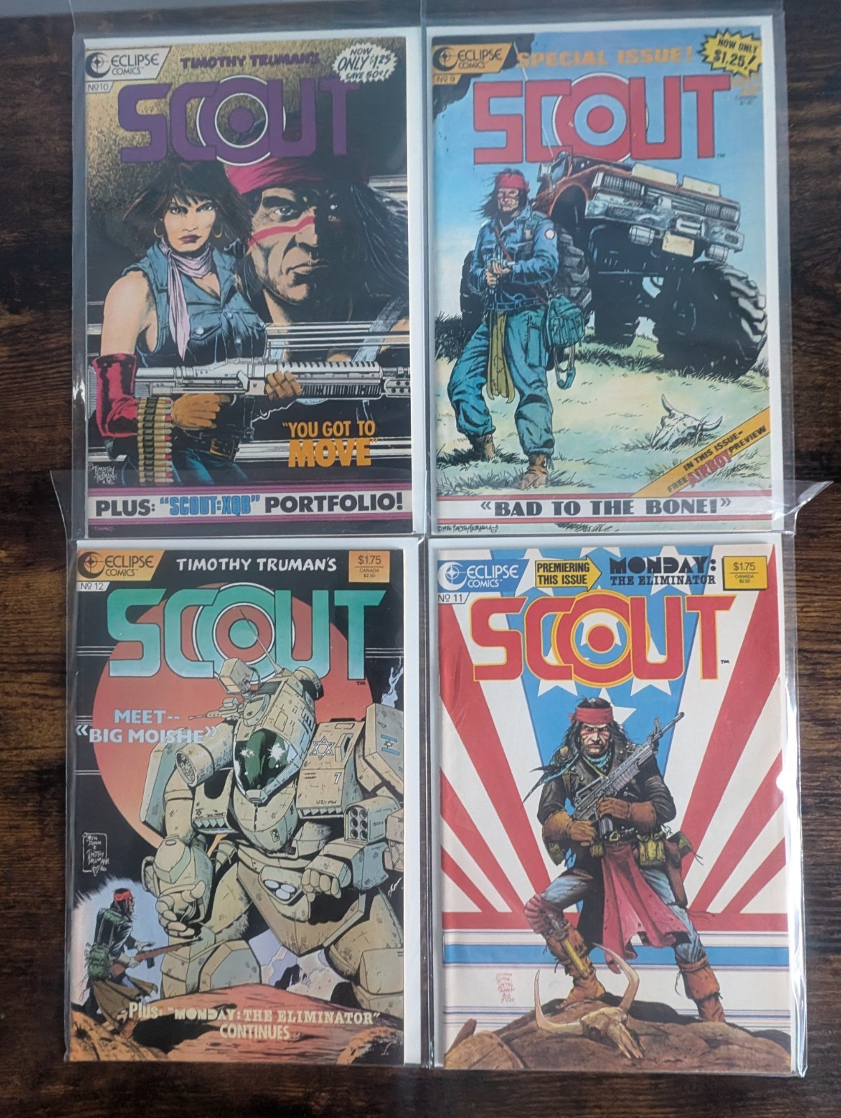 Scout #1-24 Complete Run + Handbook Timothy Truman Eclipse Comics Comic Lot