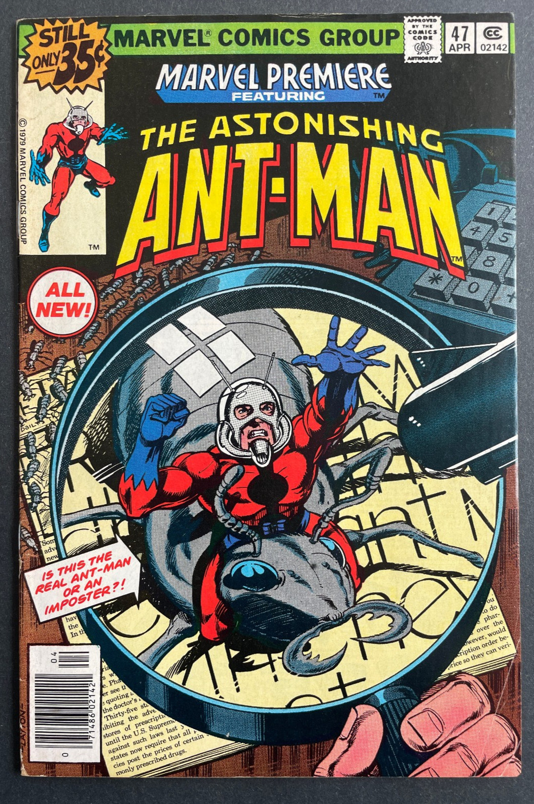 Marvel Premiere #47 The Astonishing Ant-Man Scott Lang Marvel 1979 Comics