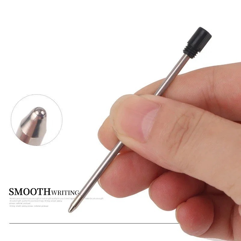 20 Pack Black Ballpoint Pen Refills 1mm Medium Tip for Twist Pens Replaceable US