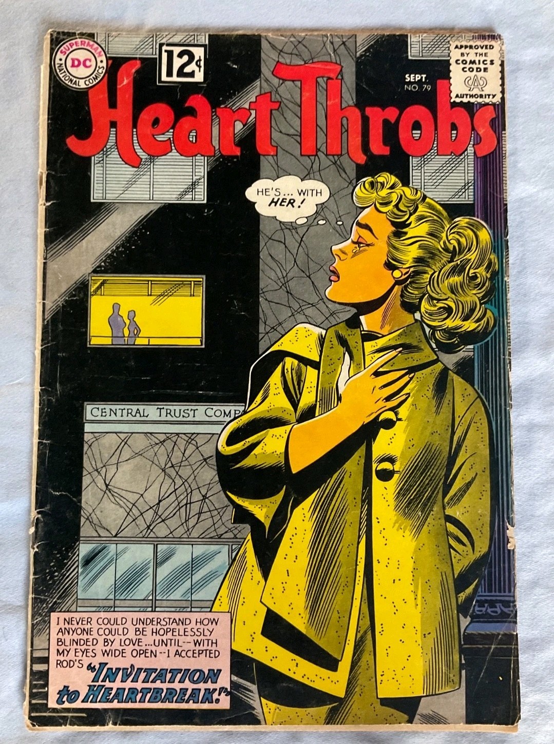 Heart Throbs 79 (1962) John Romita Cover! Panel Roy Lichtenstein Used In His Art