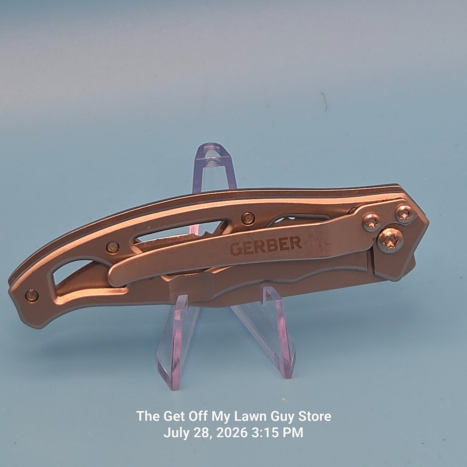 Gerber Mini Paraframe Pocket Knife Partially Serrated Folder Steel Frame Lock ED