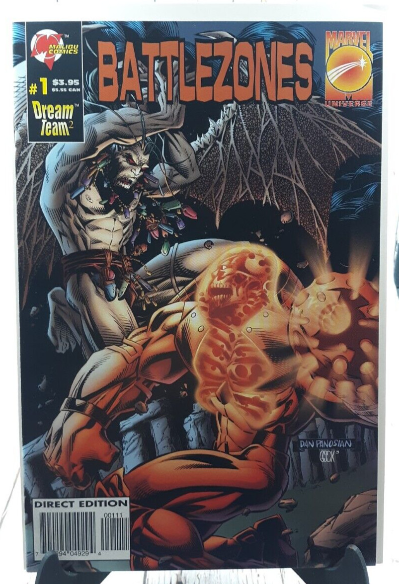 BATTLEZONES DREAM TEAM 2 Malibu & Marvel Comics 1996 Multiple Artists