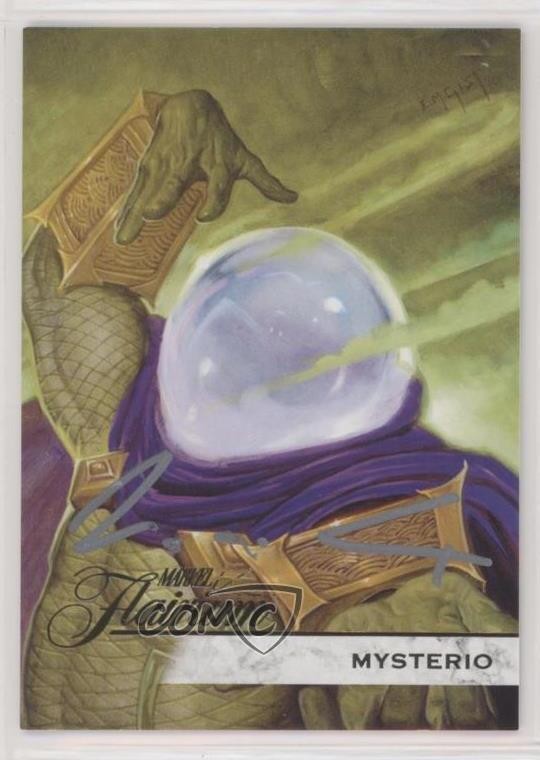2019 Flair Marvel Base Flairium 22/30 by Erik Gist Mysterio #127 Auto 2ua