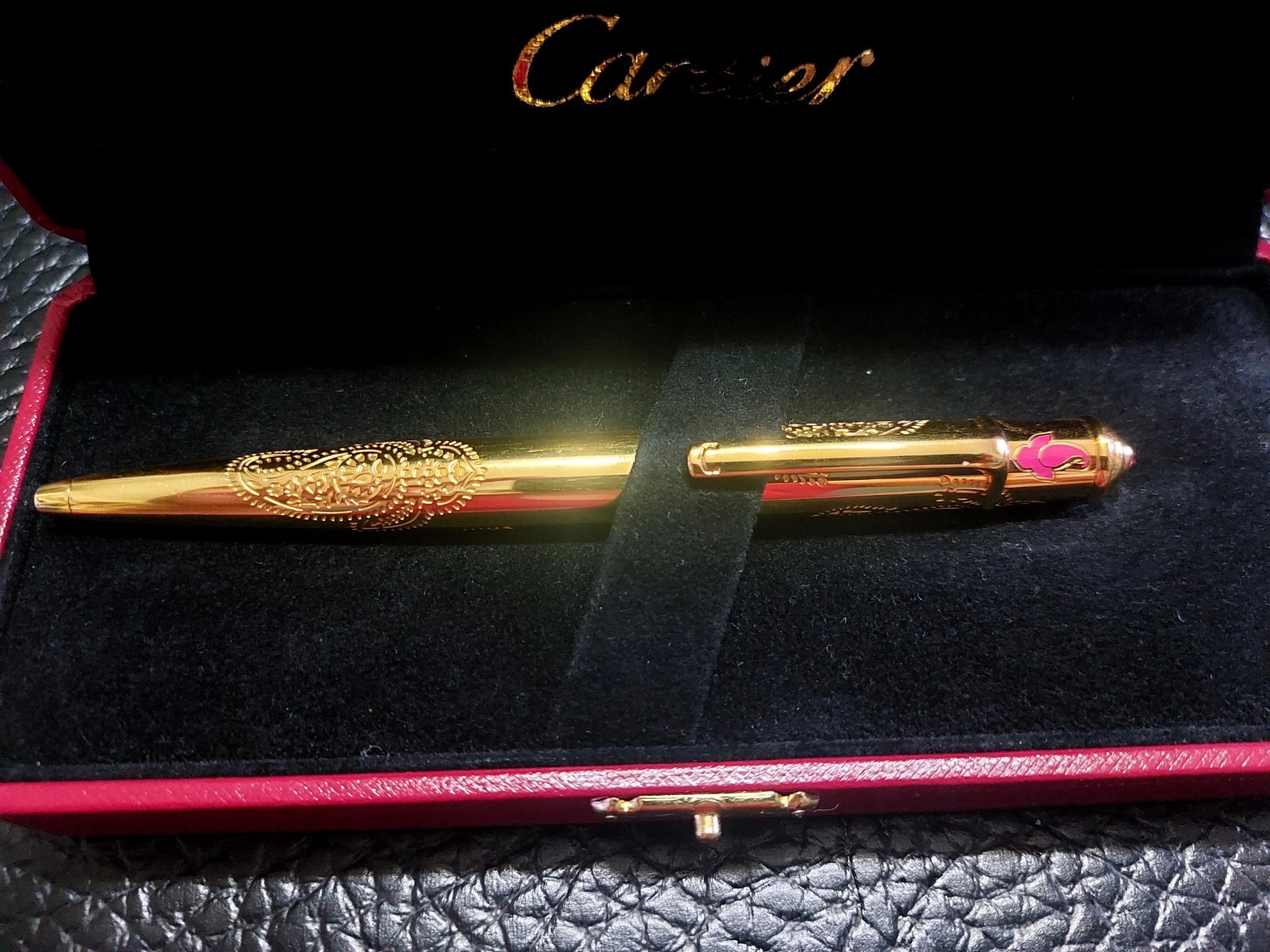 RARE CARTIER DIABOLO BALLPOINT PEN – COMPLETE WITH BOX AND CERTIFICATE