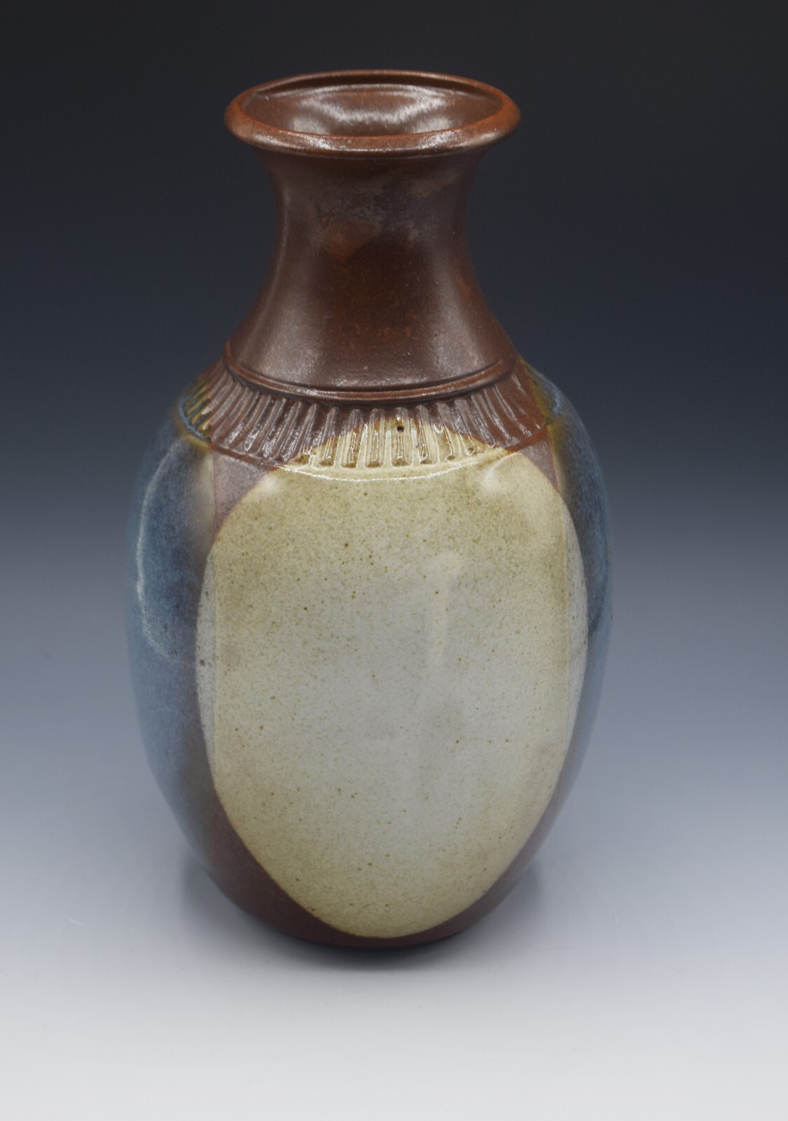 POTTERY CRAFT USA ROBERT MAXWELL DESIGN MID CENTURY MODERN LARGE VASE 10″