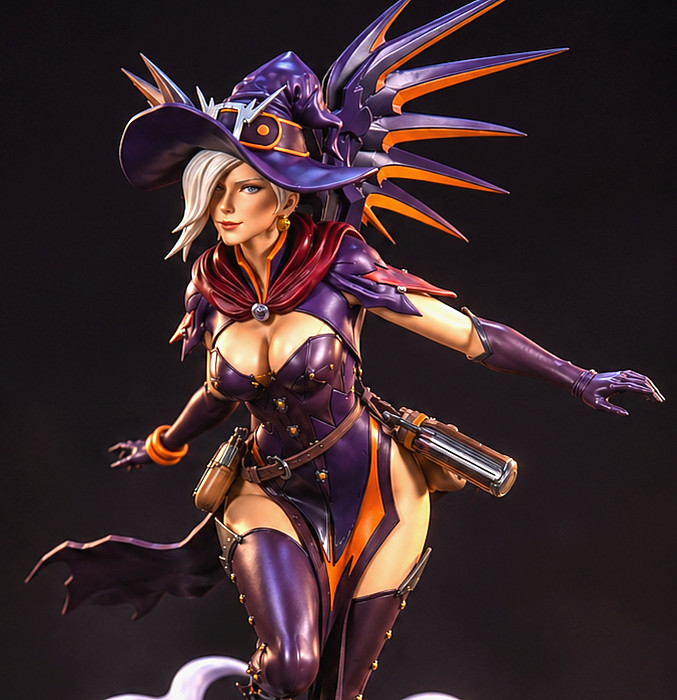 Mercy Beautiful Overwatch V2! 3D Printed 16k Res! HandPainted or Unpainted!