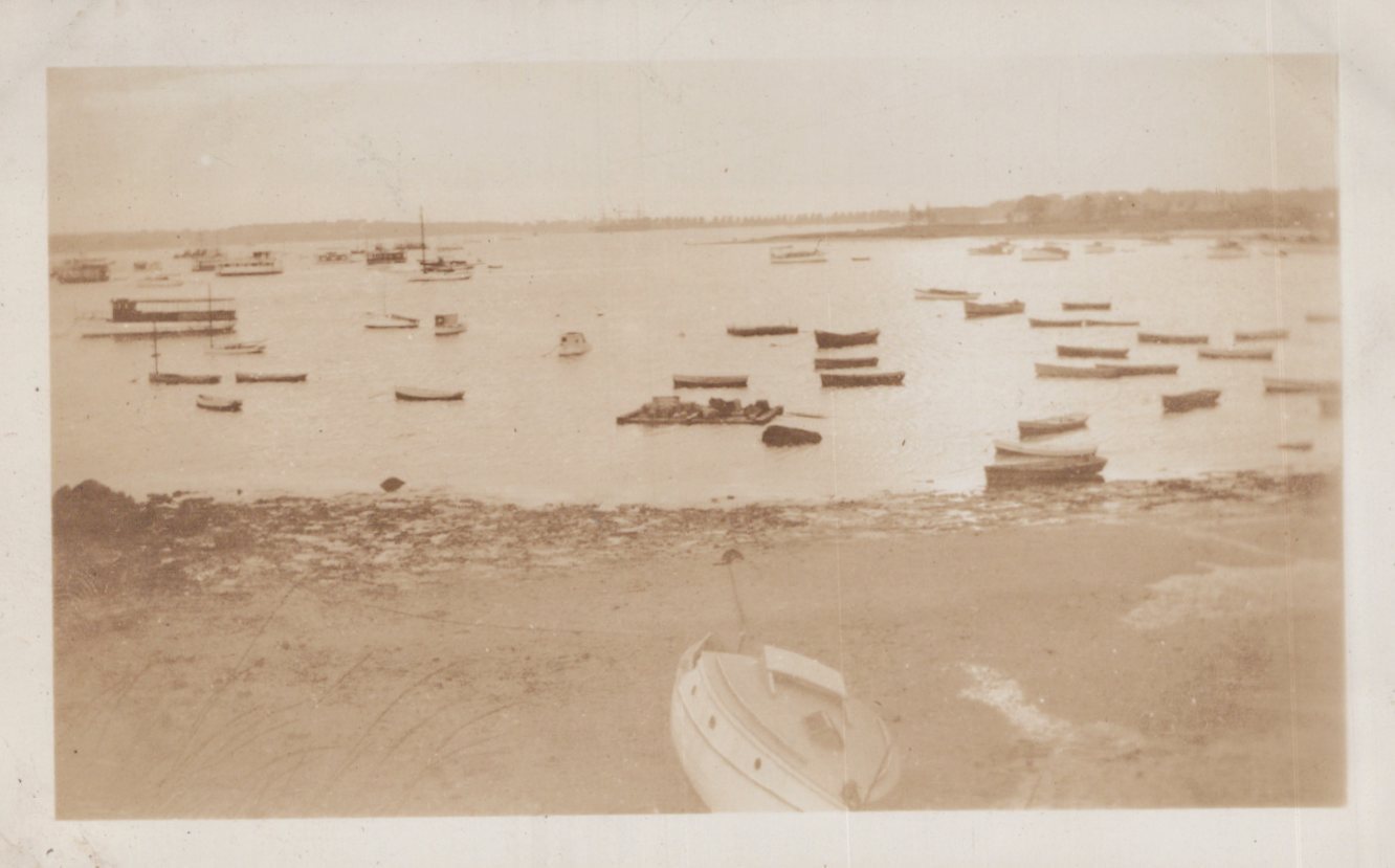 New York City 1927 Port Washington Boats on Water Long Island Original Photo