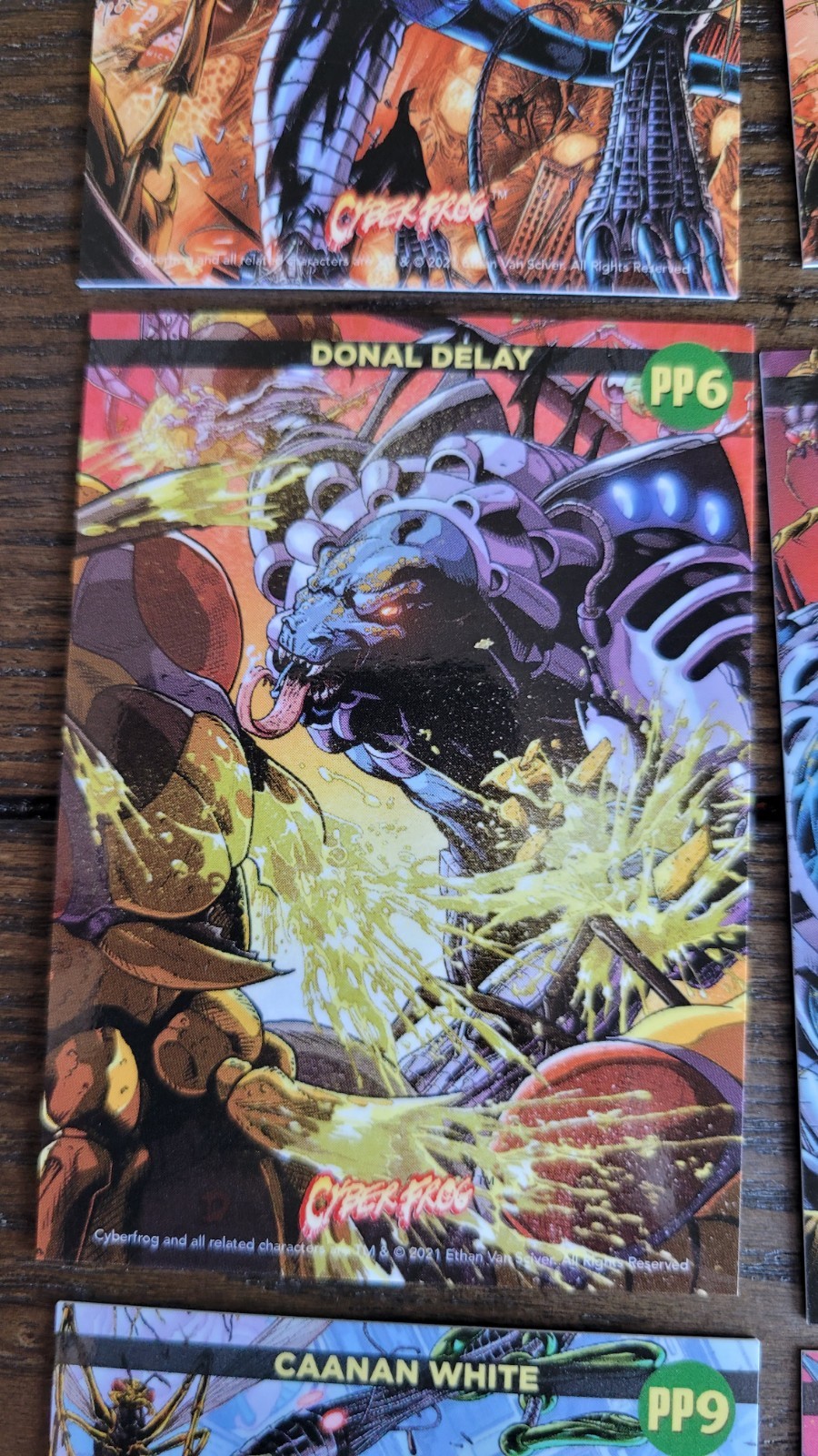 Cyberfrog Trading Cards Jae Lee Cover Ethan Van Sciver All Caps Comics PP1-PP9