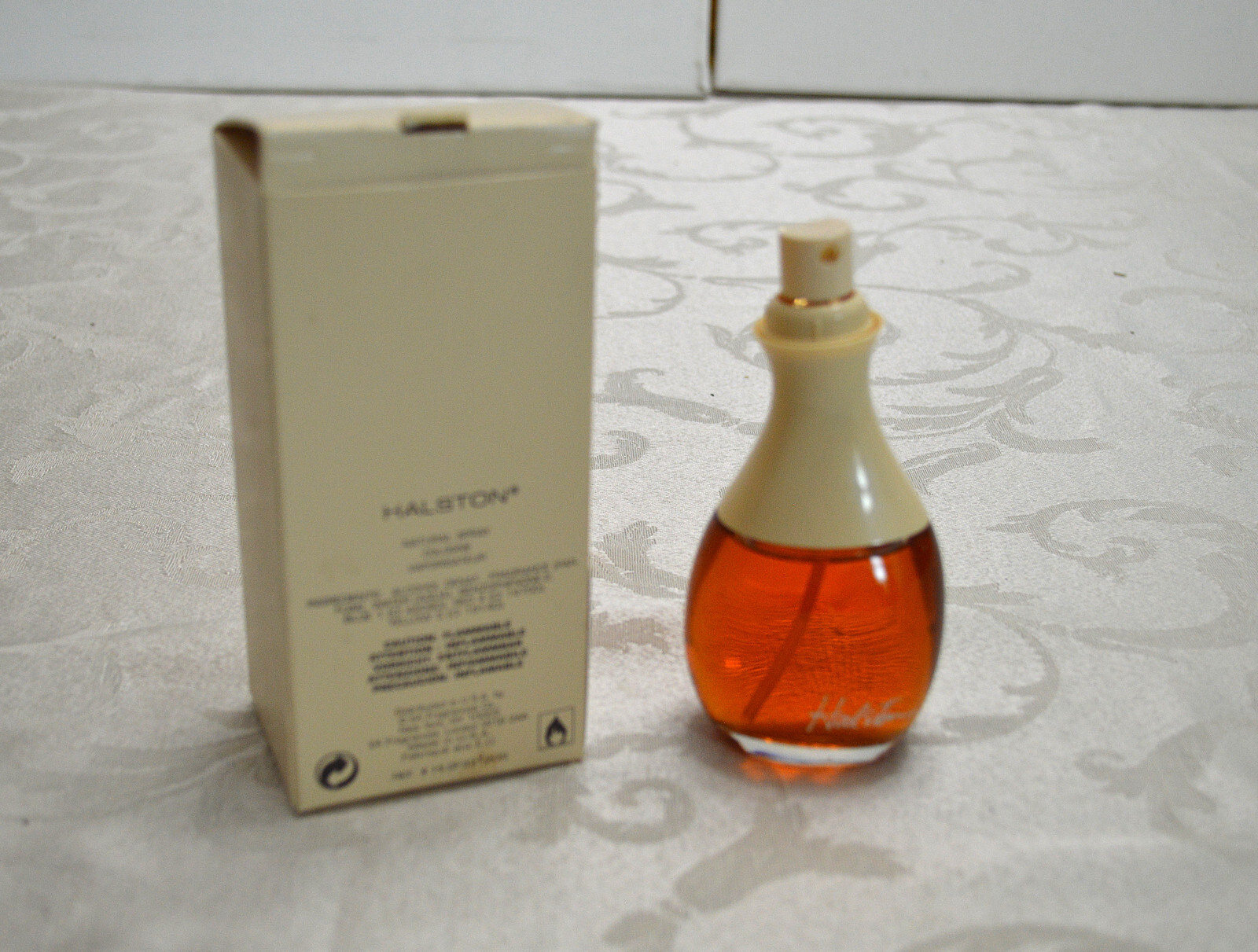 Vintage Formula HALSTON SPRAY COLOGNE 1.7 Oz Bottle, with box, No Cap