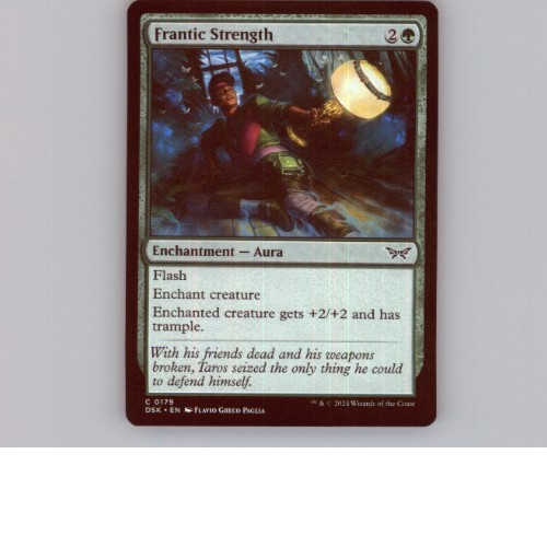 MTG – Frantic Strength – Free P+P