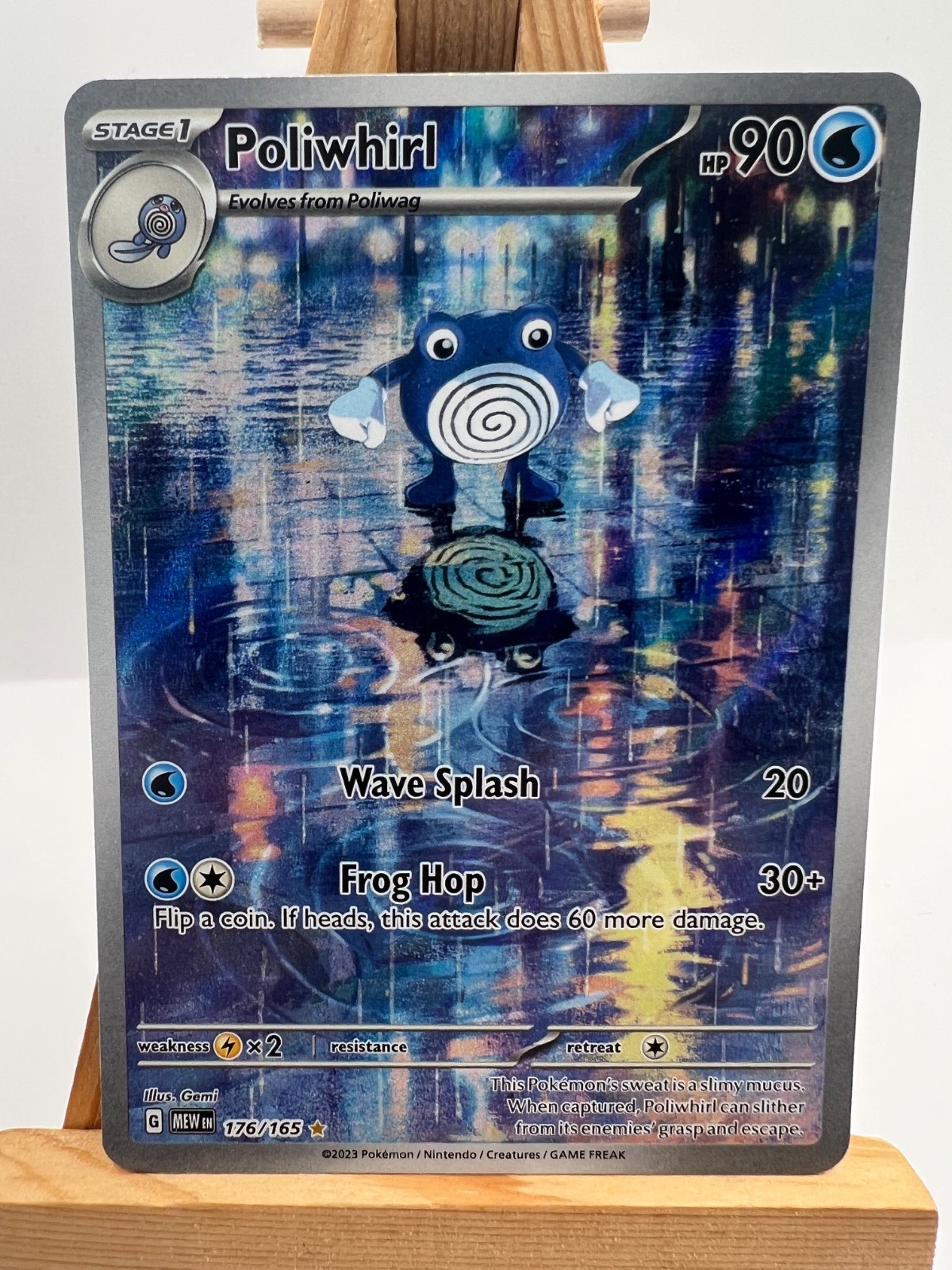 Pokemon TCG – S&V 151 – 176/165 Poliwhirl – Illustration Rare – NM/M