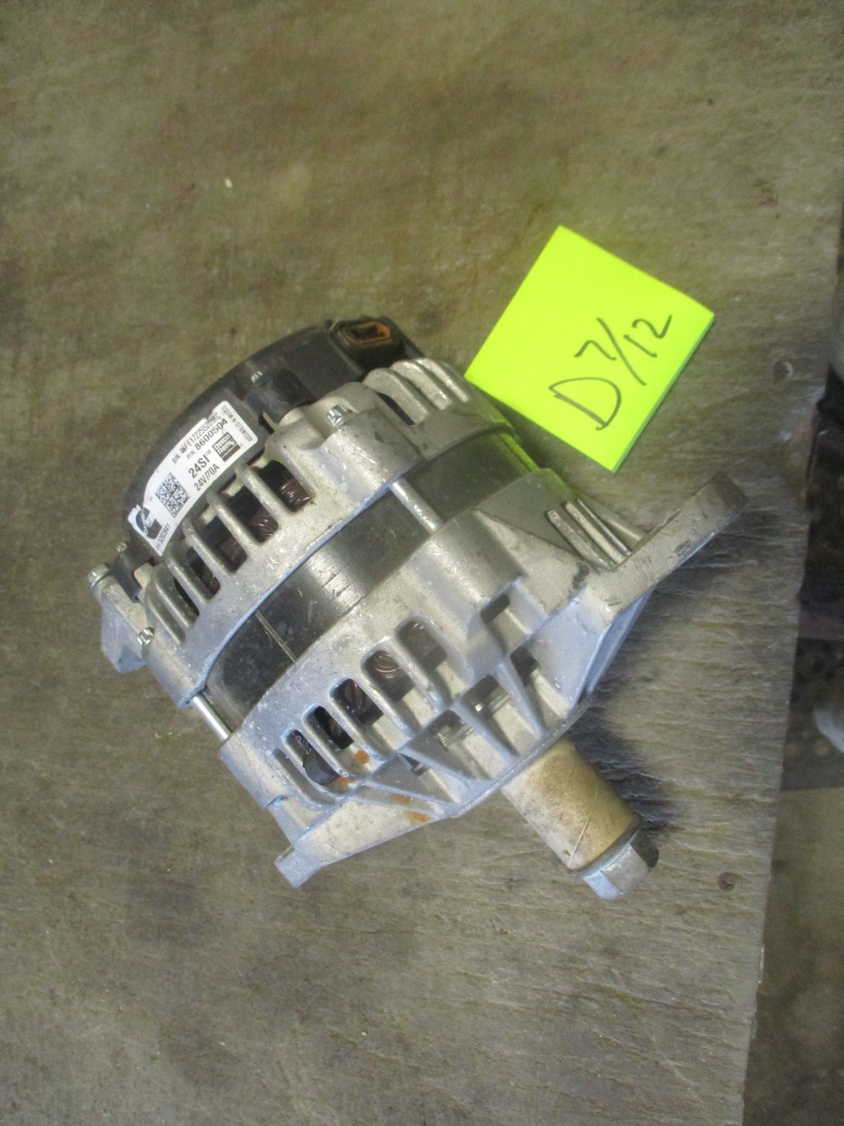 NOS Cummins 24v 70A Alternator Generator, PN 5282841, 8600504, Scuffs/Scrapes
