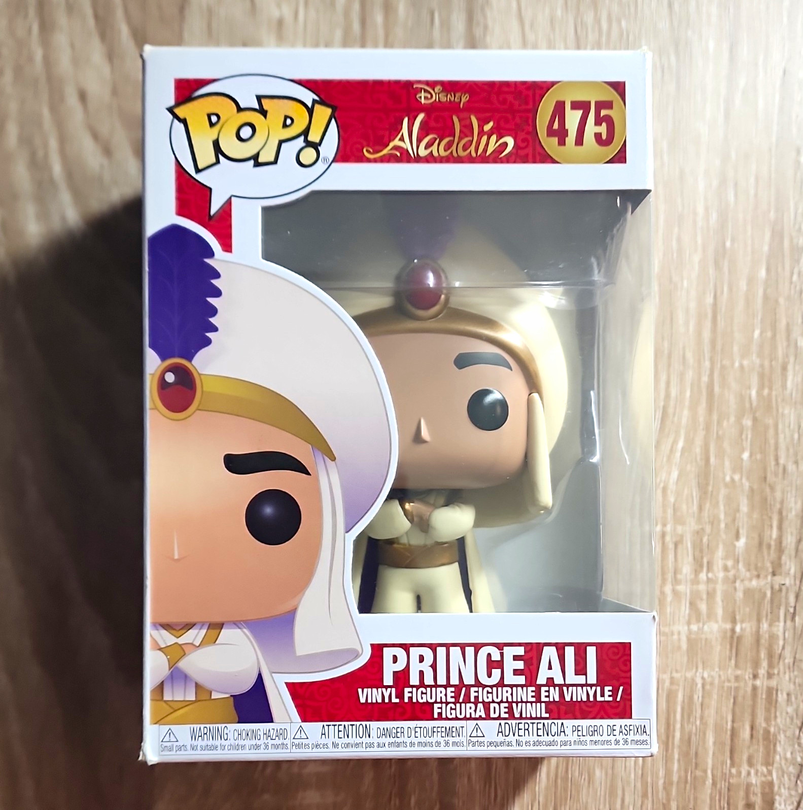 Funko Pop! Disney Aladdin Prince Ali #475 Vinyl Figurine 2018