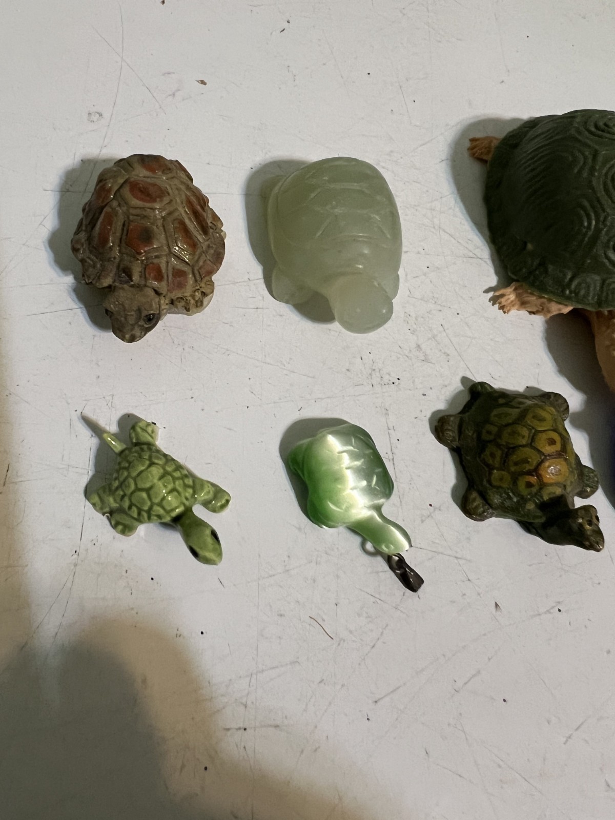 Tiny Turtle Figurines eight total