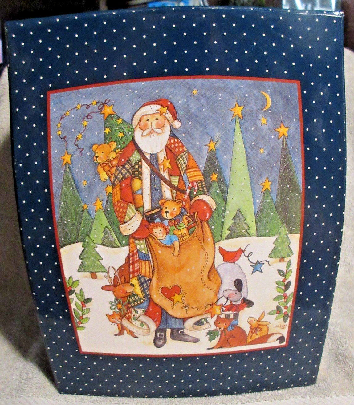 Lang & Wise Classic Santa Generosity Figurine 1999 Ellen Stouffer Christmas NIB
