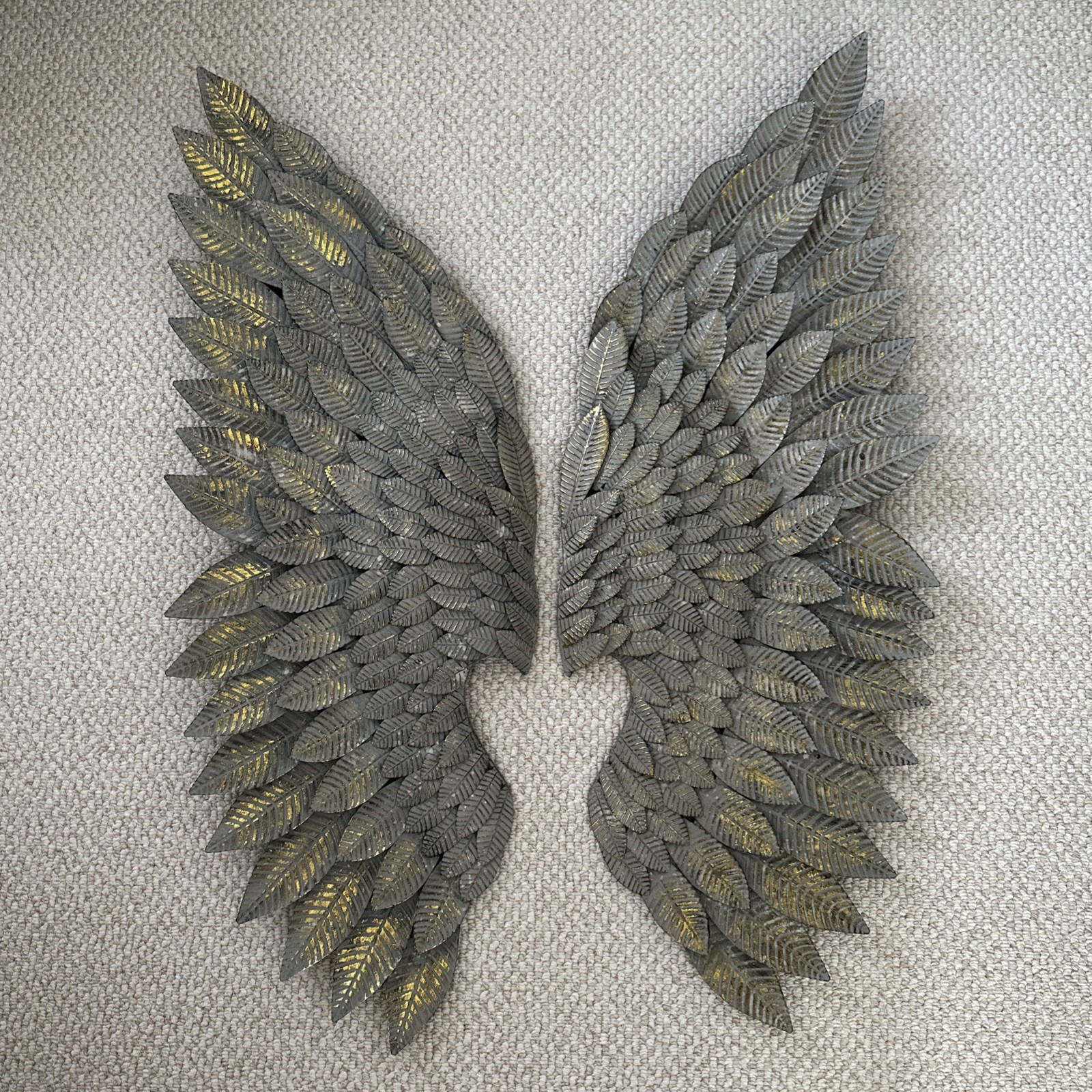 Pair Of Metal Angel Wings