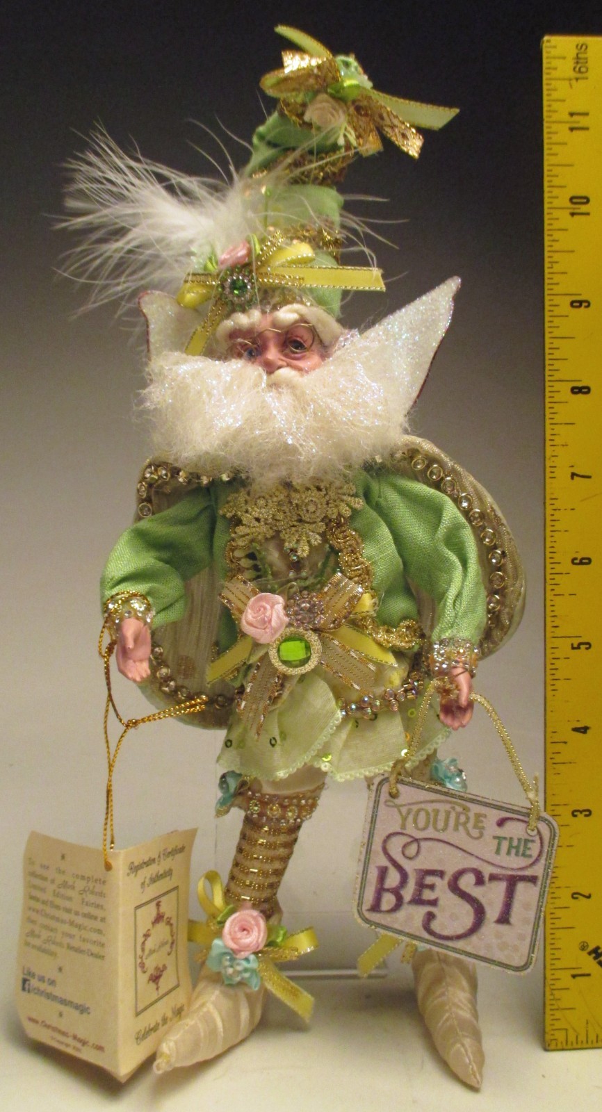Mark Roberts You’re the Best 12” Fairy Limited Edition #51- 37204 COA & Hang Tag