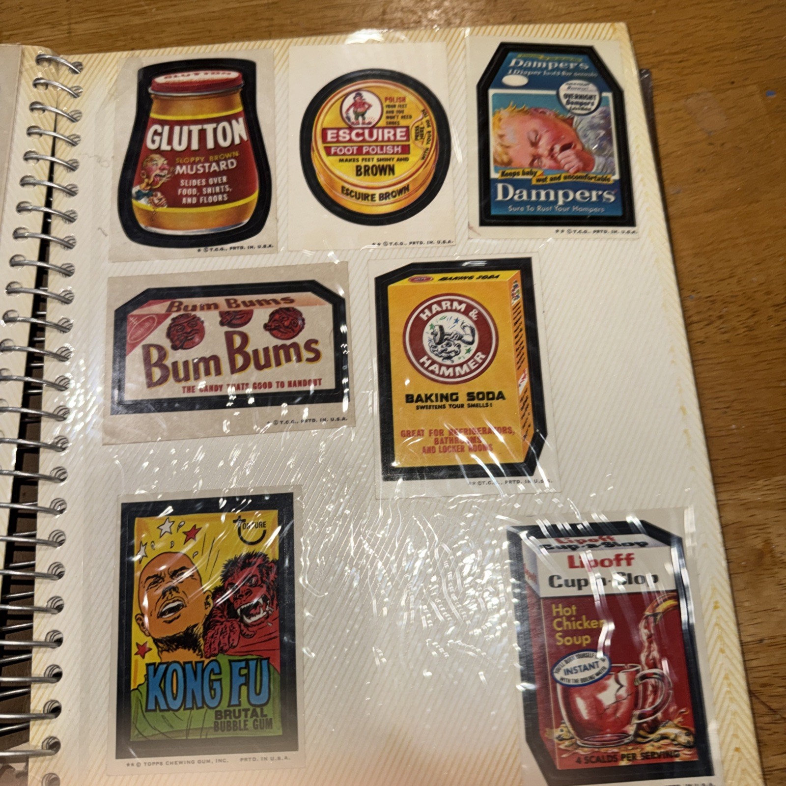 92 Vintage Topps Wacky Pack Stickers. They Are New Unused Condition-Make offer!