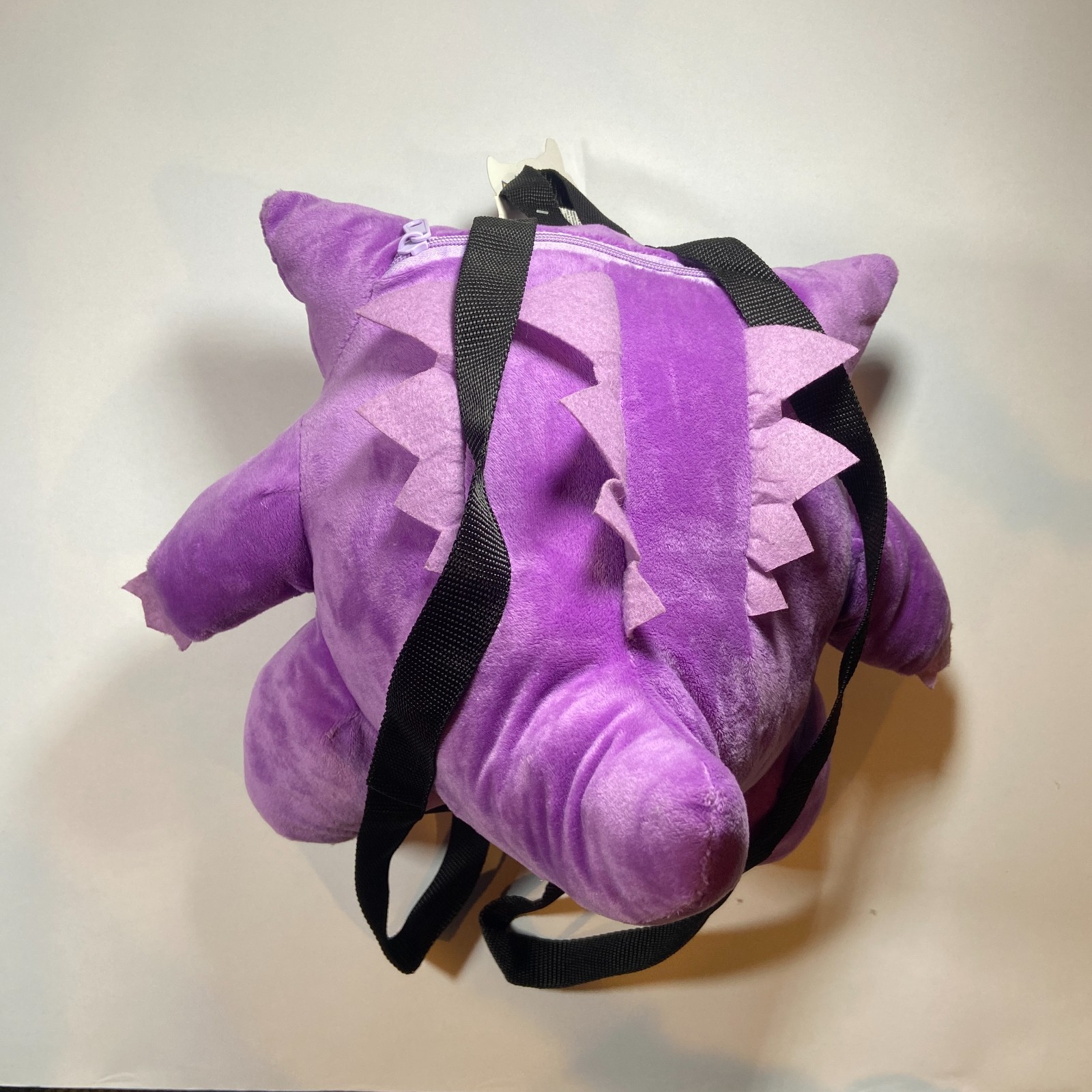 Pokémon Gengar Plush Backpack 2017 Game Freak 11” Plush Bag Zip Pocket