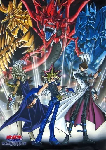 [Tapestry Wall scroll] Yami Marik Yami Yugi Seto Kaiba Yu-Gi-Oh! A2 size Japan