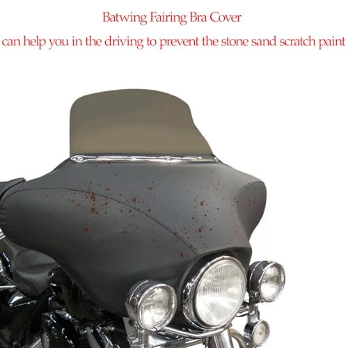 PU Leather Fairing Bra Cover for ’96-’13 Harley Davidson Touring, 1996-2013