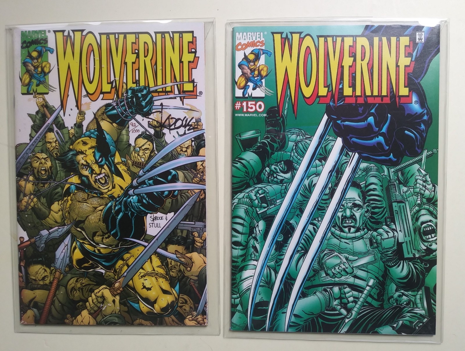 WOLVERINE #150 (x2) Dynamic Forces + Chrome Variants BOTH w/COA 1 SIGNED SKROCE