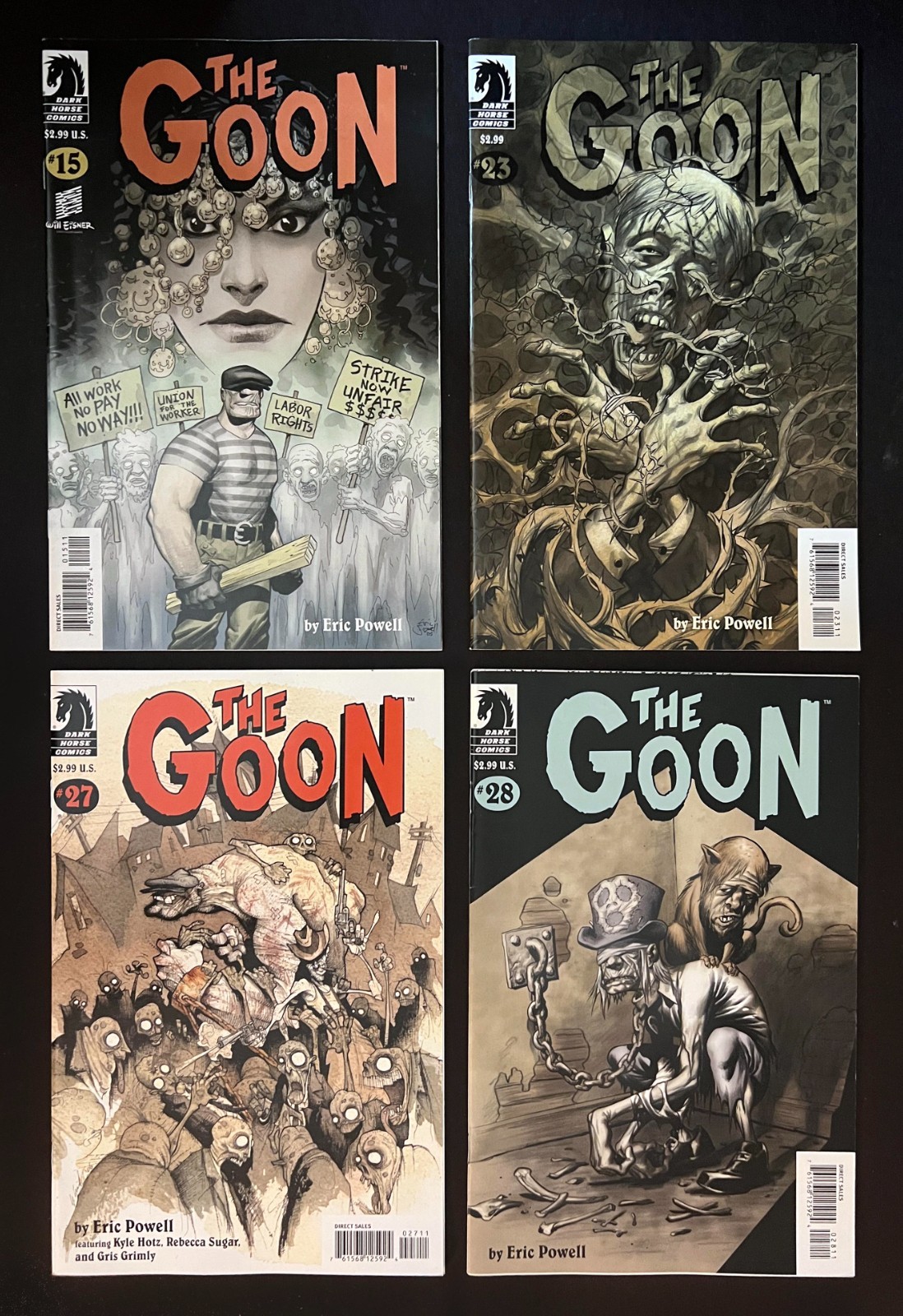 THE GOON Lot #15, 23, 27, 28 Hi-Grade By ERIC POWELL Dark Horse 2005-2008