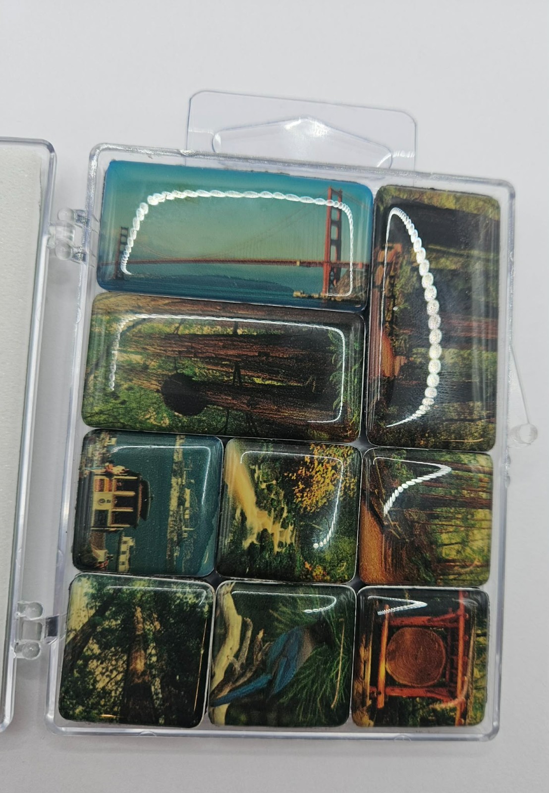 Muir Woods National Monument Mini Magnets includes magnets of San Francisco