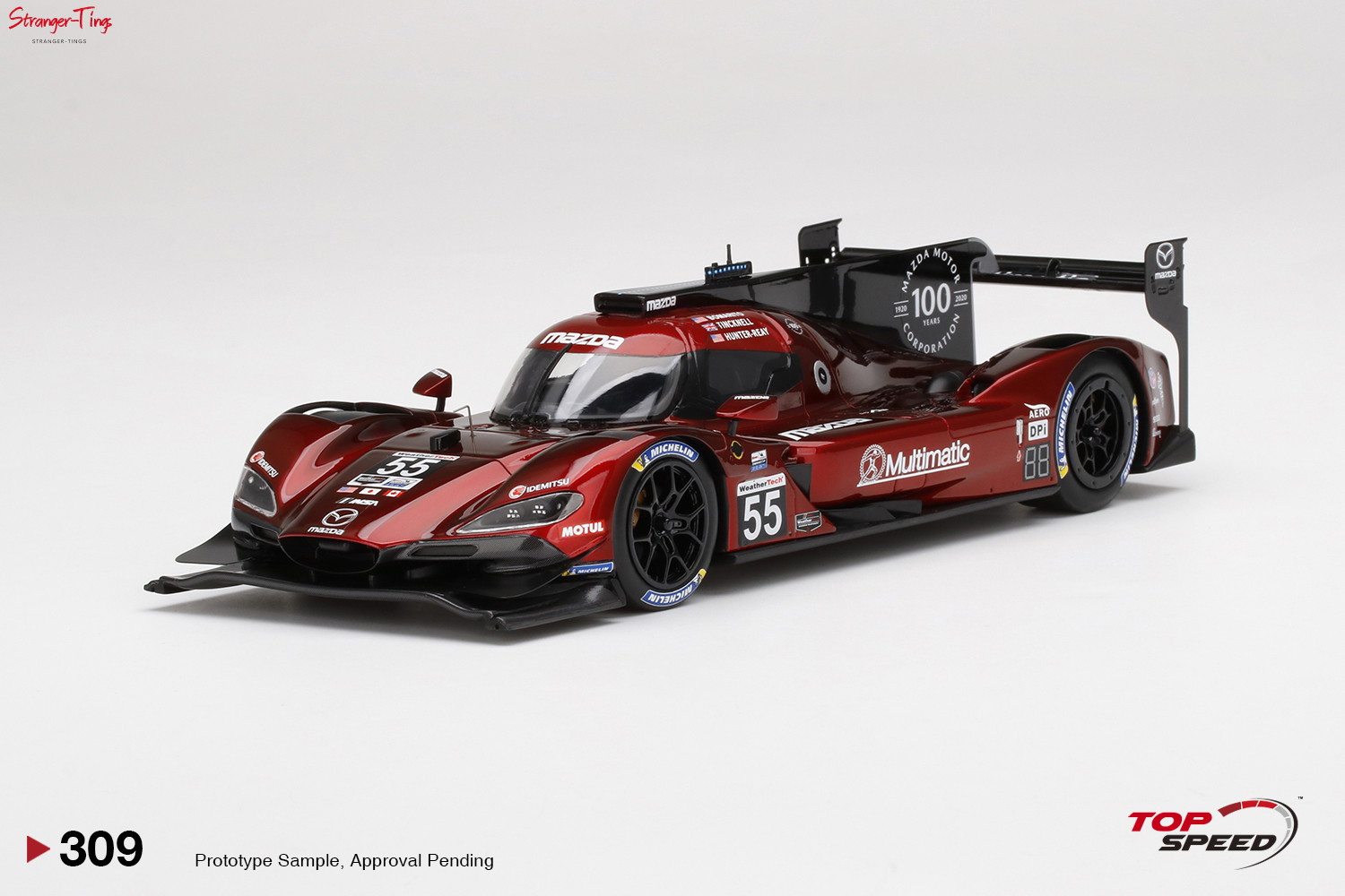 Top Speed Mazda RT-24P DPI #55 2020 IMSA Sebring 12hrs Winner Motorsport 1:18