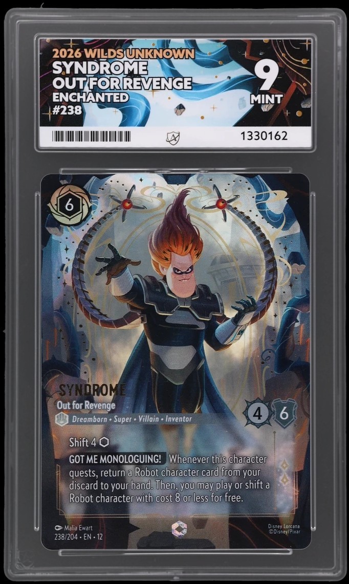Disney Lorcana TCG – Syndrome – Out for Revenge (Enchanted) – 238/204 – 9 Mint