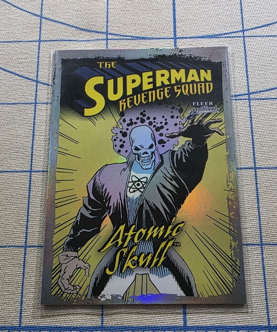 Fleer Brilliants – Atomic Skull RS-7 – The Superman Revenge Squad – DC Card