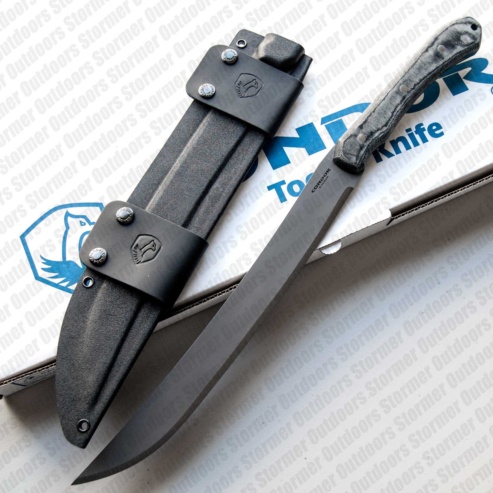 Condor K-Night Machete Knife 21″ Full Tang 1075 High Carbon Steel CTK1837-132MHC