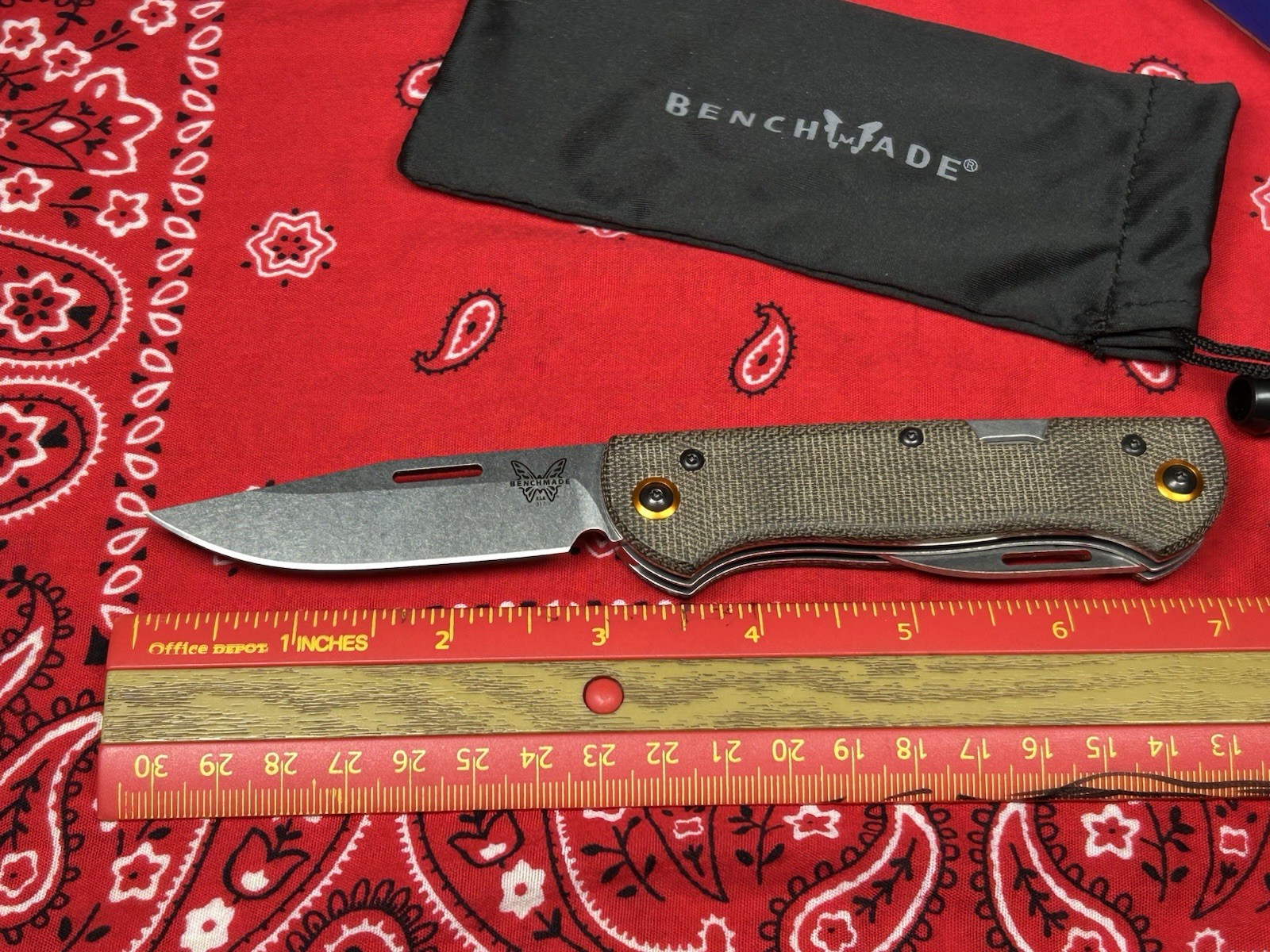 Benchmade Weekender 317-1 Slipjoint Pocket Knife Perfect Light Camping Option!