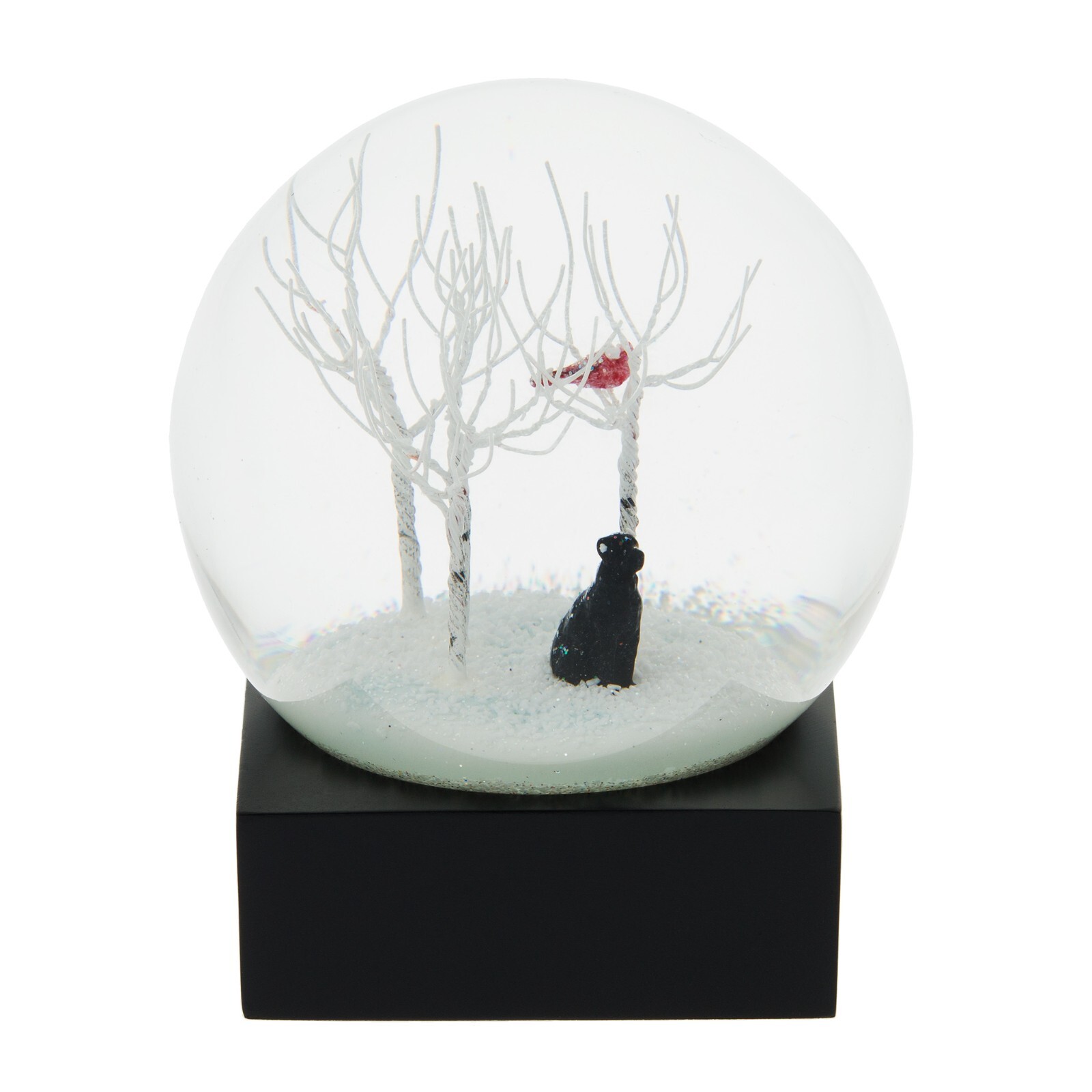 Black Labrador Retriever in Woods Snow Globe by CoolSnowGlobes – Dog Home Décor