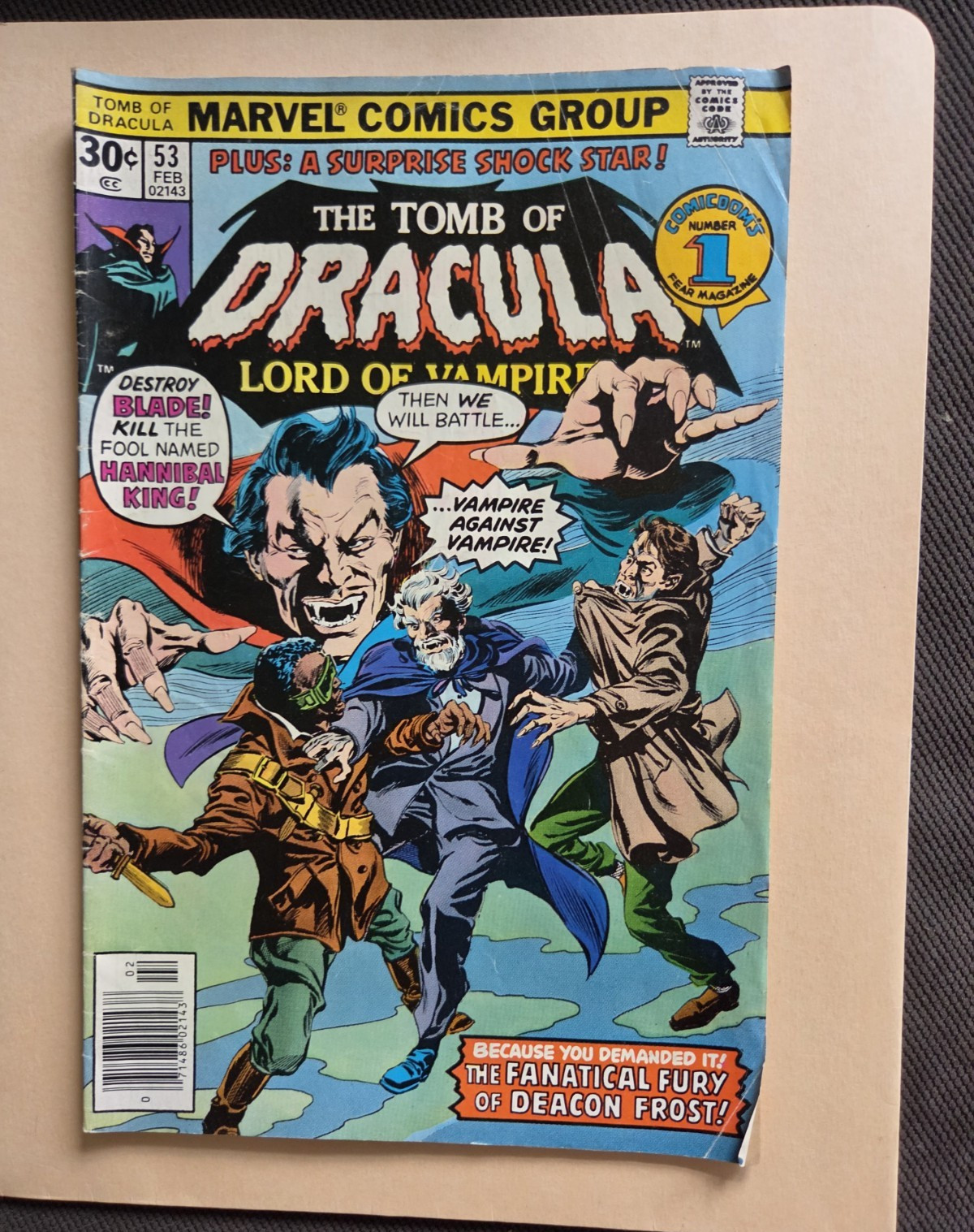 Marvel The Tomb of Dracula #53 1977 First Printing Marv Wolfman Gene Colan