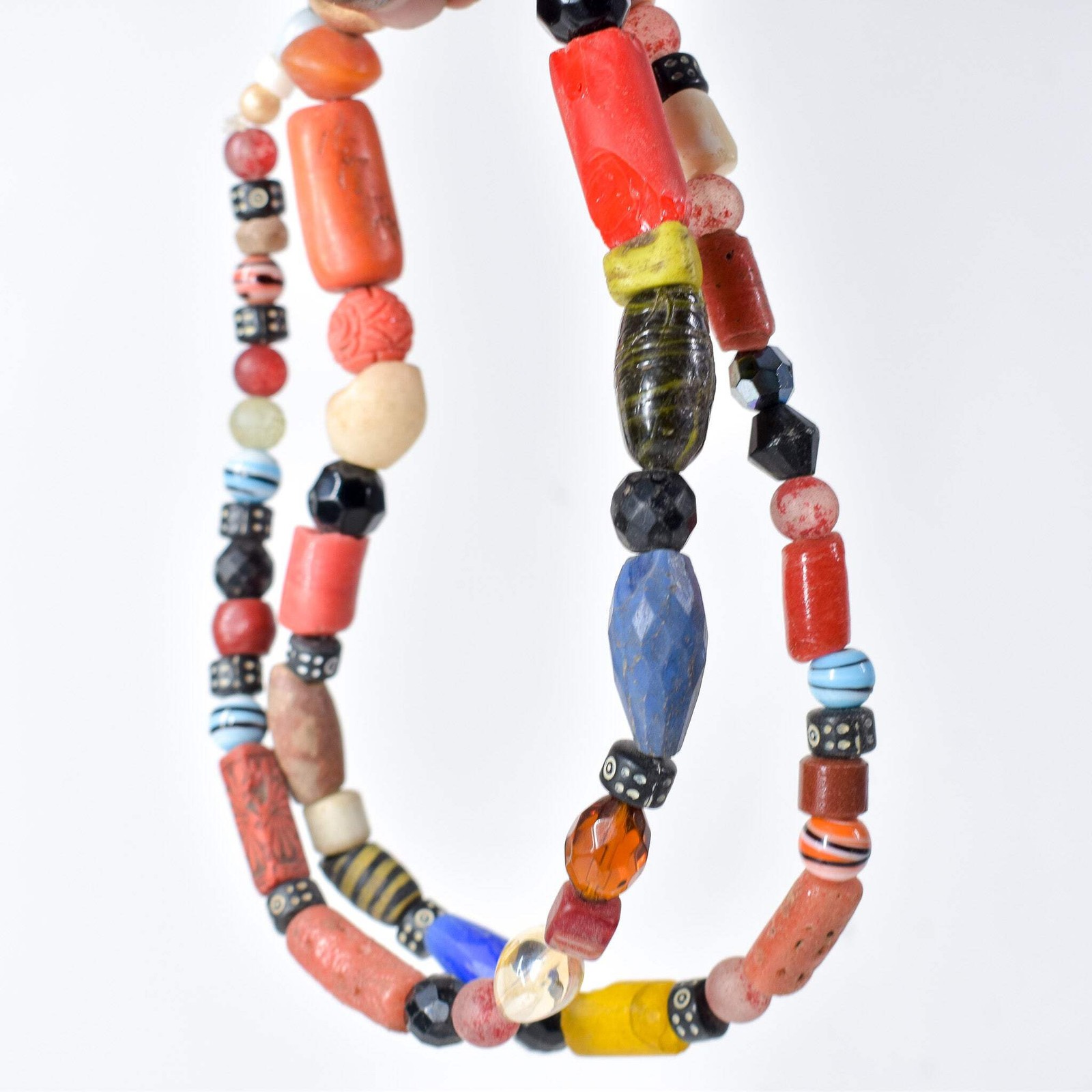 Treasure Bead Necklace NIgeria 35 Inch