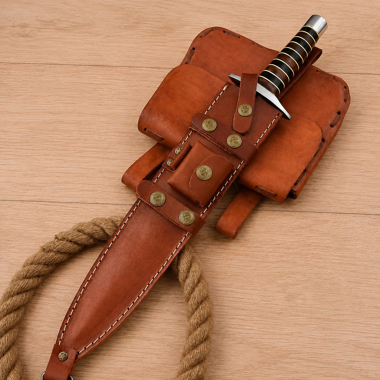 17″ ARKANSAS TOOTHPICK Custom Handmade D2-Tool Steel DAGGER KNIFE W/Sheath 2405
